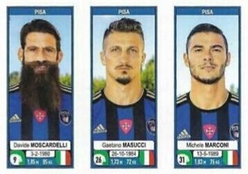 2019-20 Panini Calciatori Stickers #701 Davide Moscardelli / Gaetano Masucci / Michele Marconi Front