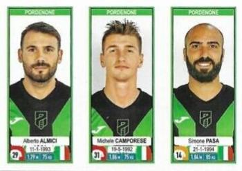2019-20 Panini Calciatori Stickers #706 Alberto Almici / Michele Camporese / Simone Pasa Front