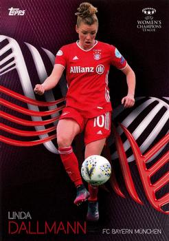 2021 Topps Knockout UEFA Women's Champions League #NNO Linda Dallmann Front