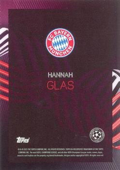 2021 Topps Knockout UEFA Women's Champions League #NNO Hanna Glas Back