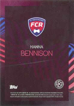 2021 Topps Knockout UEFA Women's Champions League #NNO Hanna Bennison Back