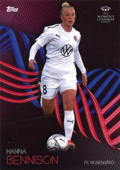 2021 Topps Knockout UEFA Women's Champions League #NNO Hanna Bennison Front