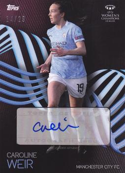 2021 Topps Knockout UEFA Women's Champions League - Autographs /20 #NNO Caroline Weir Front