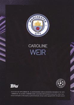 2021 Topps Knockout UEFA Women's Champions League - Autographs /10 #NNO Caroline Weir Back
