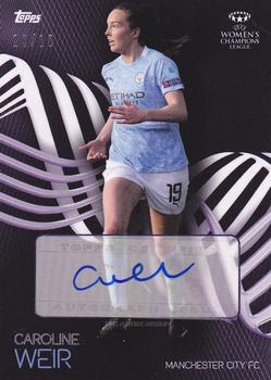 2021 Topps Knockout UEFA Women's Champions League - Autographs /10 #NNO Caroline Weir Front