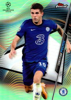 2020-21 Finest UEFA Champions League - Neon Green Refractor #86 Christian Pulisic Front