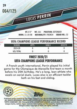 2020-21 Finest UEFA Champions League - Pink Refractor #29 Lucas Perrin Back