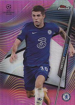 2020-21 Finest UEFA Champions League - Pink Refractor #86 Christian Pulisic Front