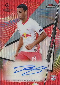 2020-21 Finest UEFA Champions League - Autographs Red Wave Refractor #FA-TAD Tyler Adams Front