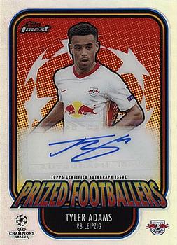 2020-21 Finest UEFA Champions League - Prized Footballers Autographs #PF-TA Tyler Adams Front