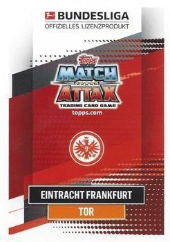 2020-21 Topps Chrome Match Attax Bundesliga #19 Kevin Trapp Back