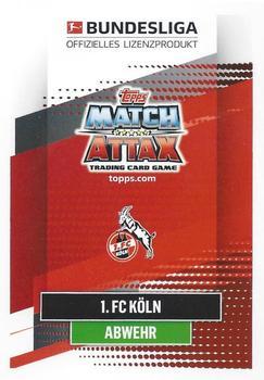 2020-21 Topps Chrome Match Attax Bundesliga #31 Noah Katterbach Back