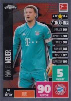 2020-21 Topps Chrome Match Attax Bundesliga #41 Manuel Neuer Front