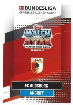 2020-21 Topps Chrome Match Attax Bundesliga #53 Florian Niederlechner Back