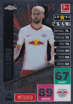 2020-21 Topps Chrome Match Attax Bundesliga #61 Konrad Laimer Front