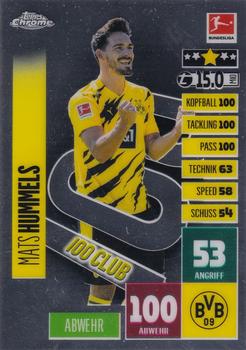2020-21 Topps Chrome Match Attax Bundesliga #91 Mats Hummels Front