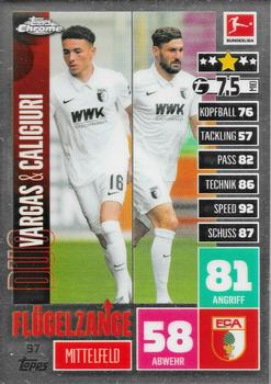 2020-21 Topps Chrome Match Attax Bundesliga #97 Vargas / Caligiuri Front