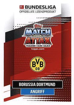 2020-21 Topps Chrome Match Attax Bundesliga - X-Fractor #85 Giovanni Reyna Back