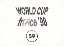 1998 Diamond World Cup 98 Stickers #59 Neil Sullivan / Jim Leighton Back