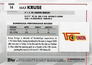 2020-21 Topps Chrome Sapphire Edition Bundesliga #14 Max Kruse Back