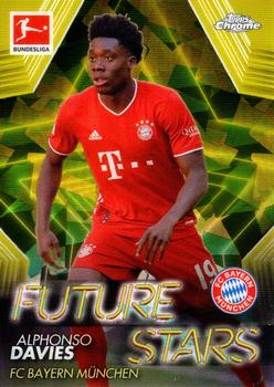 2020-21 Topps Chrome Sapphire Edition Bundesliga - Future Stars Yellow #FS-AD Alphonso Davies Front