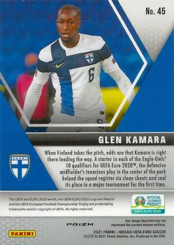 2021 Panini Mosaic UEFA EURO 2020 - Blue Pulsar #45 Glen Kamara Back