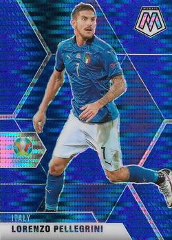 2021 Panini Mosaic UEFA EURO 2020 - Blue Pulsar #136 Lorenzo Pellegrini Front