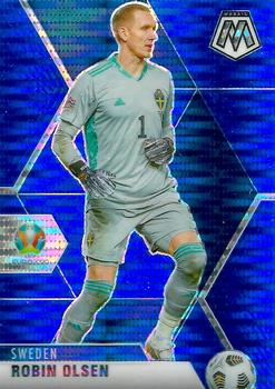 2021 Panini Mosaic UEFA EURO 2020 - Blue Pulsar #171 Robin Olsen Front
