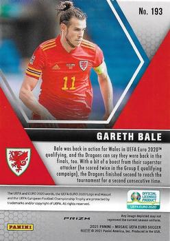 2021 Panini Mosaic UEFA EURO 2020 - Blue Pulsar #193 Gareth Bale Back
