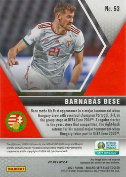 2021 Panini Mosaic UEFA EURO 2020 - Gold Pulsar #53 Barnabas Bese Back