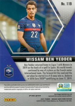 2021 Panini Mosaic UEFA EURO 2020 - Gold Pulsar #119 Wissam Ben Yedder Back