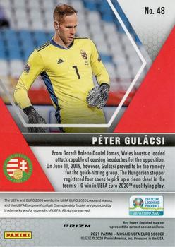 2021 Panini Mosaic UEFA EURO 2020 - Mosaic #48 Peter Gulacsi Back