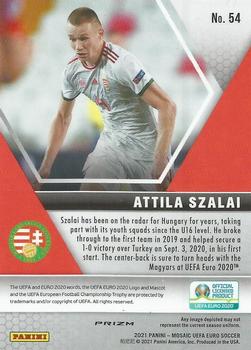 2021 Panini Mosaic UEFA EURO 2020 - Mosaic #54 Attila Szalai Back