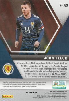 2021 Panini Mosaic UEFA EURO 2020 - Mosaic #83 John Fleck Back