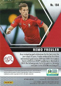 2021 Panini Mosaic UEFA EURO 2020 - Mosaic Reactive Red #184 Remo Freuler Back