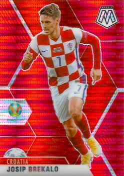 2021 Panini Mosaic UEFA EURO 2020 - Red Pulsar #20 Josip Brekalo Front