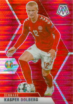 2021 Panini Mosaic UEFA EURO 2020 - Red Pulsar #39 Kasper Dolberg Front
