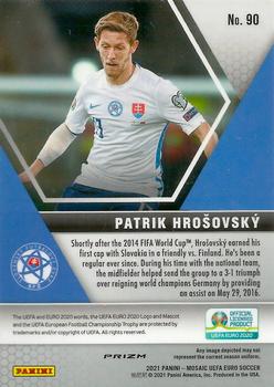 2021 Panini Mosaic UEFA EURO 2020 - Red Pulsar #90 Patrik Hrosovsky Back