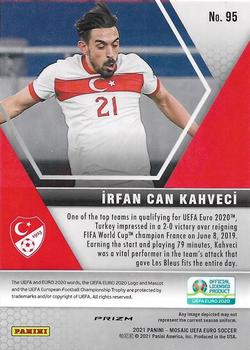 2021 Panini Mosaic UEFA EURO 2020 - Red Pulsar #95 Irfan Can Kahveci Back