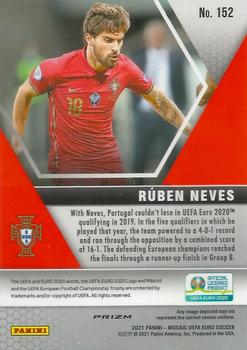 2021 Panini Mosaic UEFA EURO 2020 - Red Pulsar #152 Ruben Neves Back