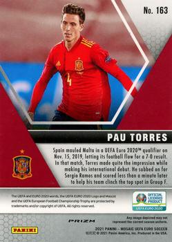 2021 Panini Mosaic UEFA EURO 2020 - Red Pulsar #163 Pau Torres Back