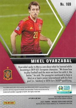 2021 Panini Mosaic UEFA EURO 2020 - Red Pulsar #169 Mikel Oyarzabal Back