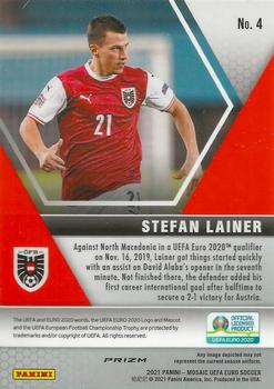 2021 Panini Mosaic UEFA EURO 2020 - Silver #4 Stefan Lainer Back