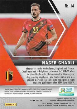 2021 Panini Mosaic UEFA EURO 2020 - Silver #14 Nacer Chadli Back