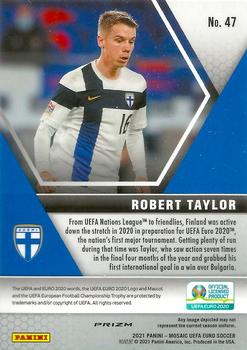 2021 Panini Mosaic UEFA EURO 2020 - Silver #47 Robert Taylor Back