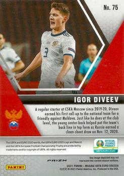 2021 Panini Mosaic UEFA EURO 2020 - Silver #75 Igor Diveev Back