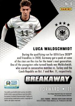 2021 Panini Mosaic UEFA EURO 2020 - Breakaway #9 Luca Waldschmidt Back