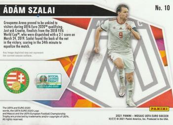 2021 Panini Mosaic UEFA EURO 2020 - Give and Go #10 Adam Szalai Back