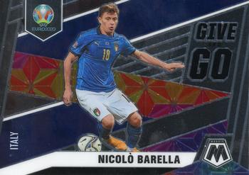 2021 Panini Mosaic UEFA EURO 2020 - Give and Go #11 Nicolo Barella Front