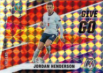 2021 Panini Mosaic UEFA EURO 2020 - Give and Go Mosaic #6 Jordan Henderson Front